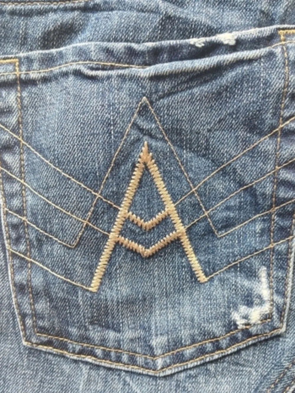 7 For All Mankind "A" Pocket Men's Bootcut Medium Wash Jeans 34 x 32 NWOT - Picture 4 of 10